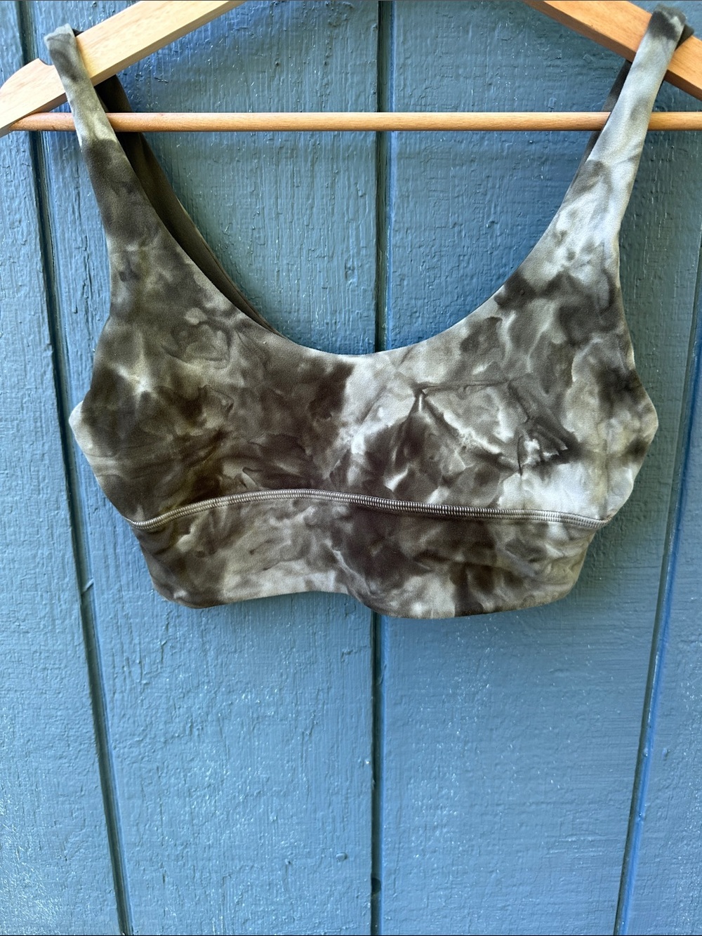 lululemon athletica green Scoop-Back Sports Bra